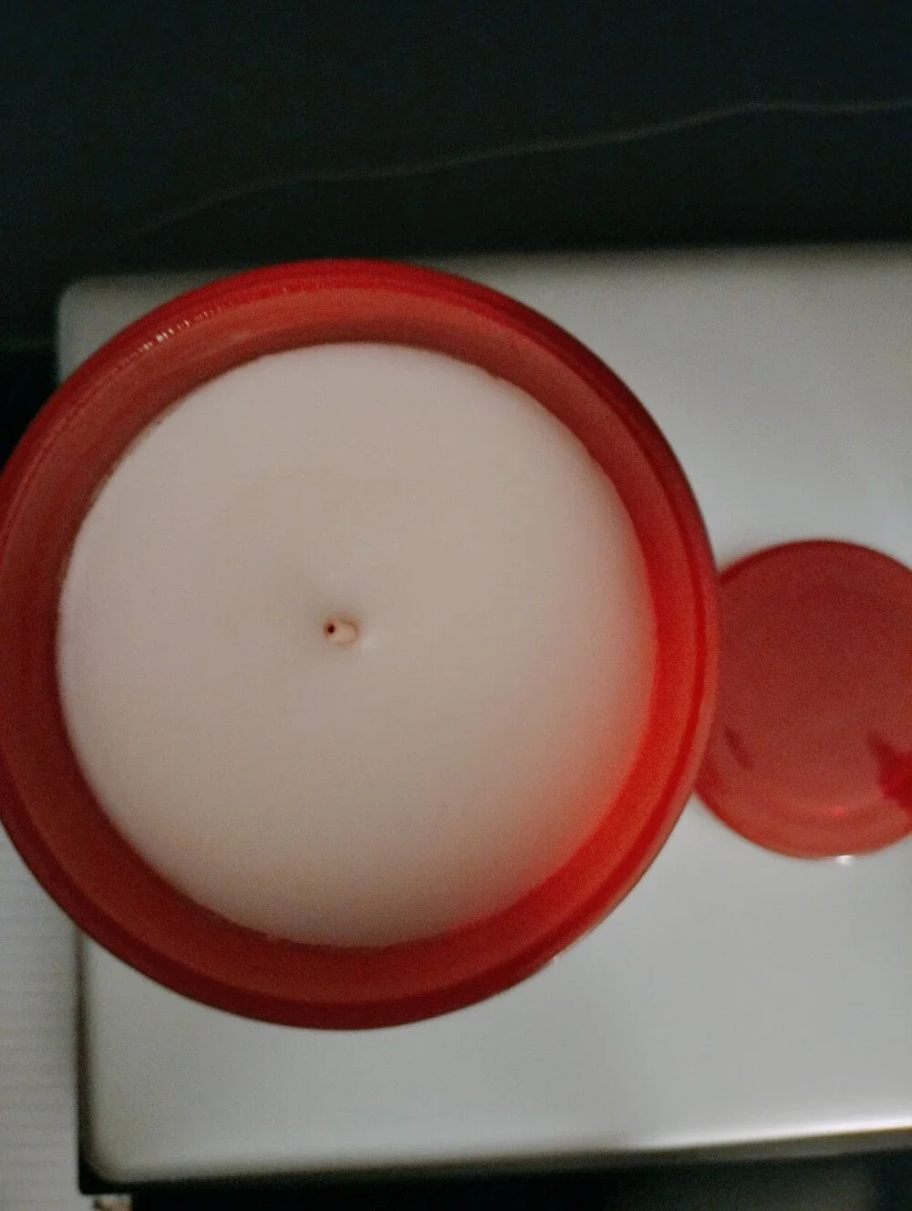 Sand + Fog Pear Blossom Red Scented Candle